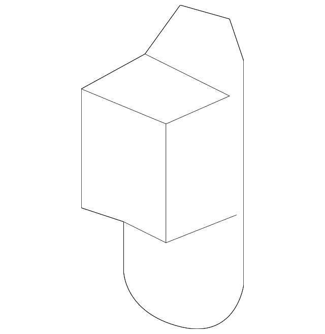 86654-1G200 BUMPER COVER BRACKET, RIGHT