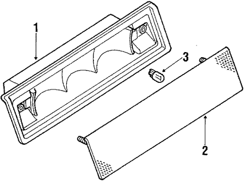 Cabriolet HIGH MOUNT LAMPS