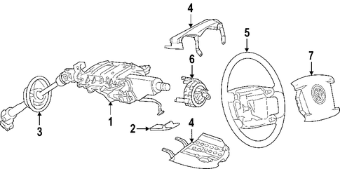 Touareg STEERING COLUMN