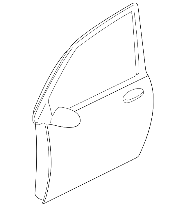 LCY2-59-02XA Деталь DOOR SHELL, LEFT