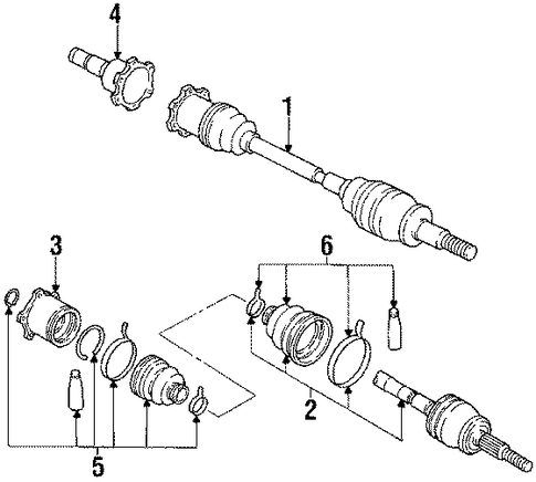 Q45 AXLE SHAFT