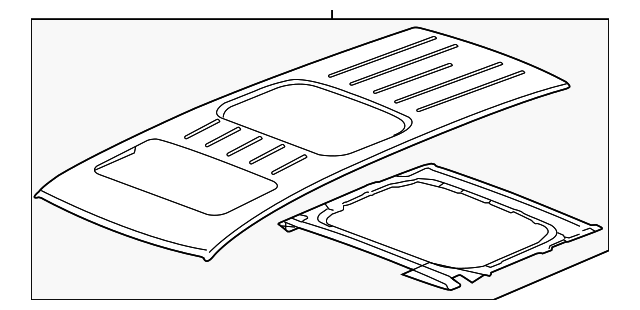 23243004 Деталь ROOF PANEL