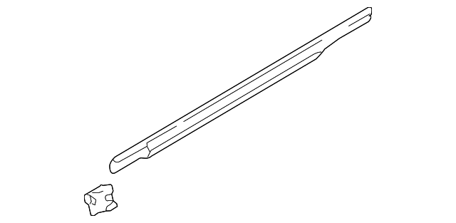 82210-3L000 Деталь BELT W'STRIP, LEFT