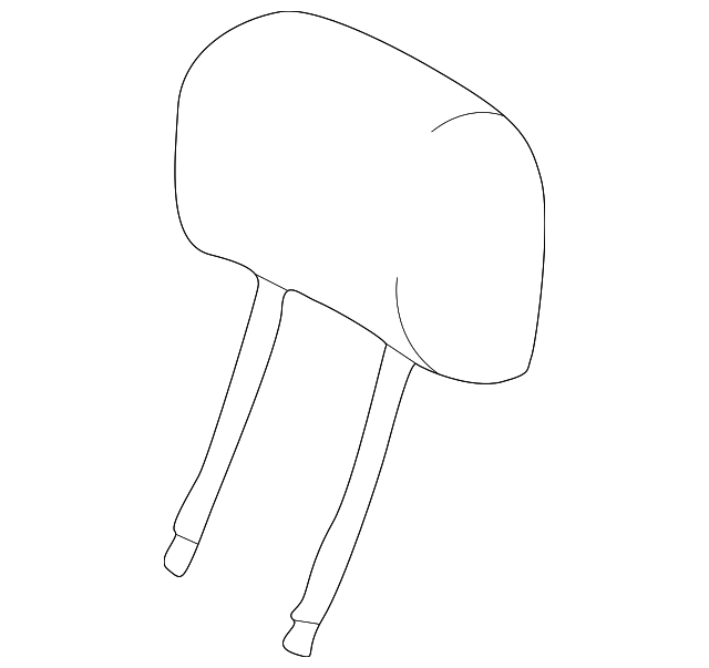 463-970-14-50-7C12 Деталь HEADREST, LEFT