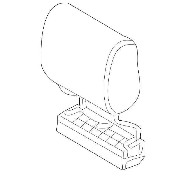 4L0-885-901-H-H71 Деталь HEADREST, RIGHT