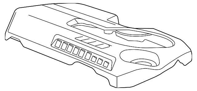 12591343 Деталь ENGINE COVER