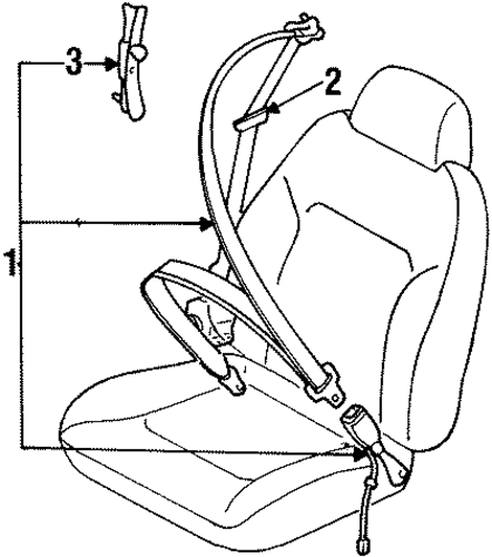 Legacy FRONT SEAT BELTS