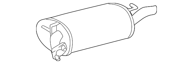 17430-7B230 MUFFLER W/TPIPE