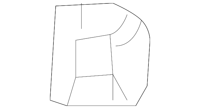 ZZCA-70-740 Деталь ANCHOR PLATE, RIGHT