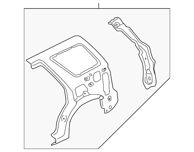 ZZCB-70-100 Деталь INNER PANEL ASSY, RIGHT