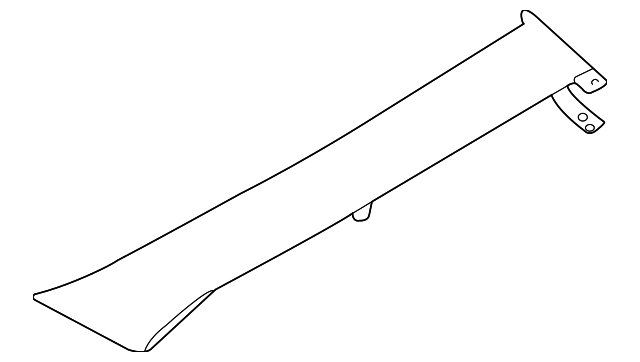 MR574398 Деталь SPOILER GASKET, RIGHT