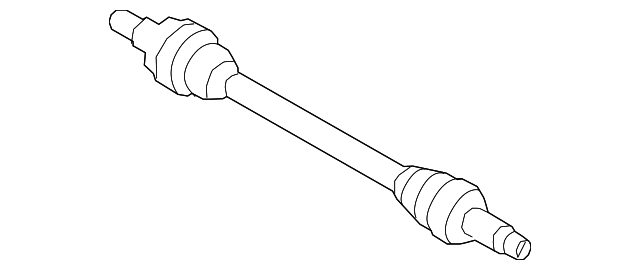 49600-3T200 Деталь AXLE ASSY, LEFT