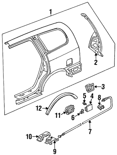 Oasis FUEL DOOR