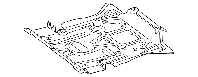 166-520-01-42 Деталь CENTER SHIELD
