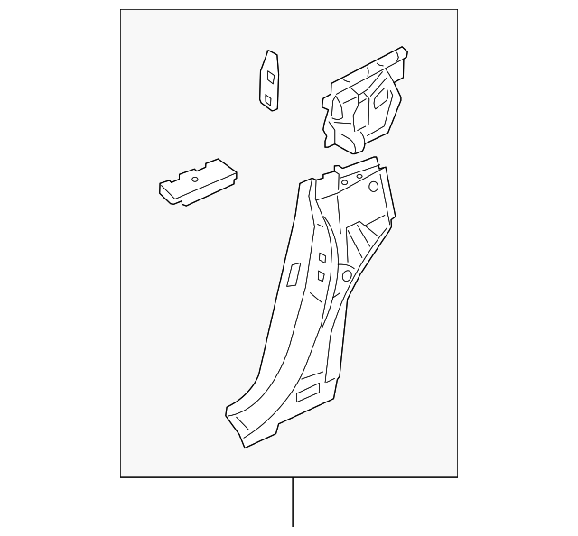 5097459AA Деталь LOCK PLR REINF, LEFT