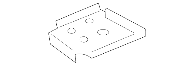 5101267AA Деталь LOCK PLR REINF SIDE BRACKET, LEFT