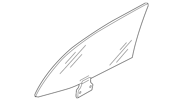 8E9-845-025 Деталь DOOR GLASS, LEFT