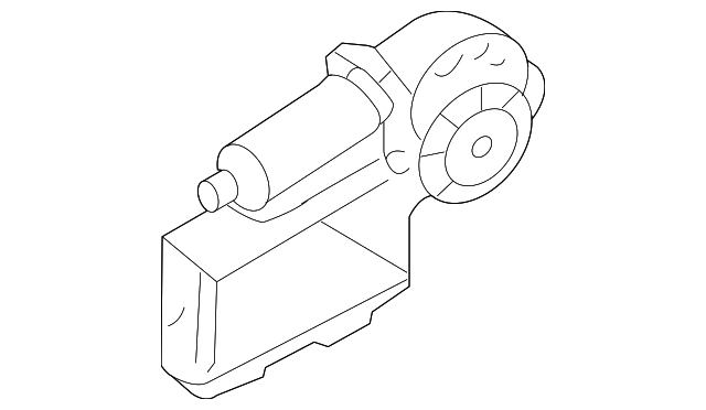8E0-959-801-E Деталь WINDOW MOTOR, LEFT