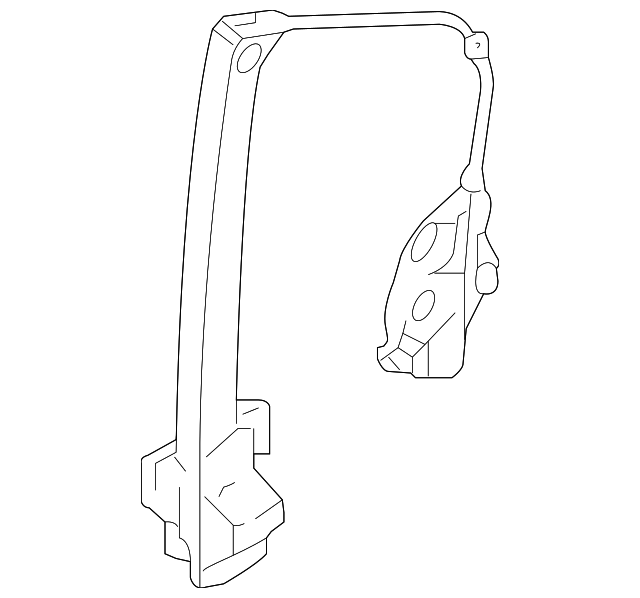 8E0-839-461-C Деталь WINDOW REGULATOR, LEFT