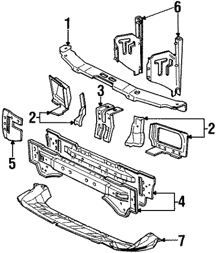 Contour RADIATOR SUPPORT