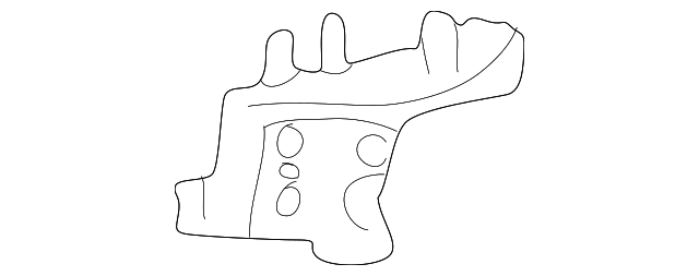53942-0C030 Деталь MOUNT BRACKET, LEFT
