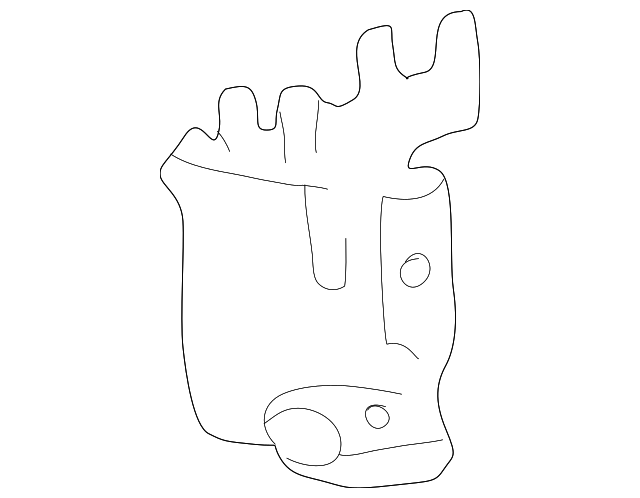 53941-0C030 Деталь MOUNT BRACKET, RIGHT