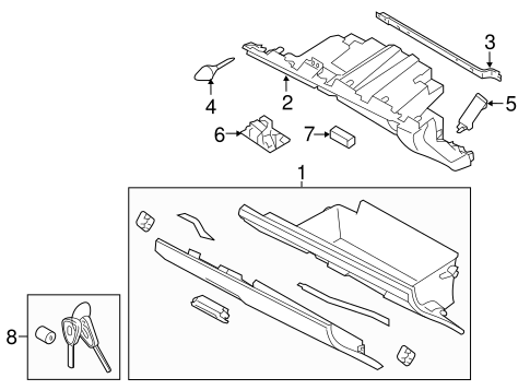Outback GLOVE BOX