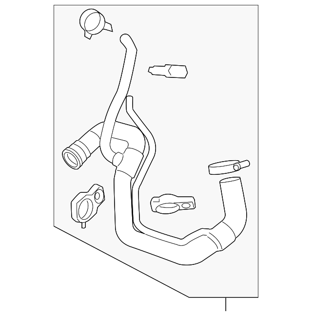 19258629 LOWER HOSE