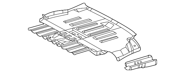 163-610-03-61 Деталь REAR FLOOR PAN