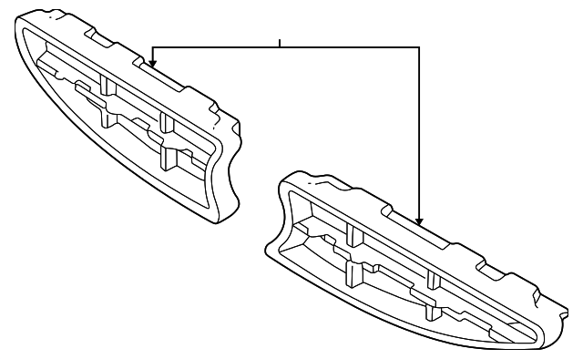 53112-02010 Деталь GRILLE, RIGHT