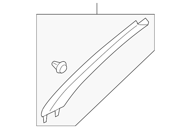 94010AG09AOR Деталь WINDSHIELD PILLAR TRIM, LEFT
