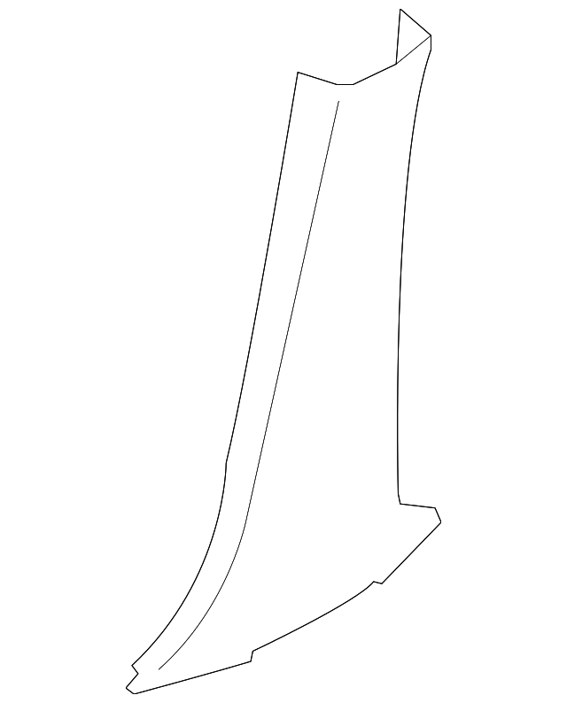94022AG06AWA Деталь LWR CTR PLR TRIM, RIGHT