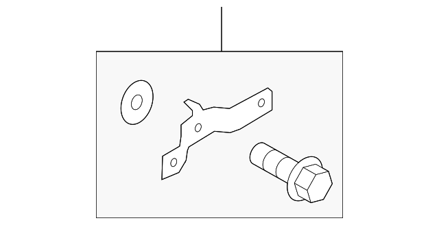 94080AG04A Деталь LWR CTR PLR TRIM BRACKET, RIGHT