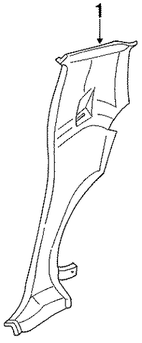 Spirit INTERIOR TRIM - QUARTER PANELS
