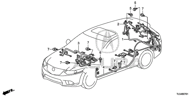 TSX 5-DOOR Жгут проводов