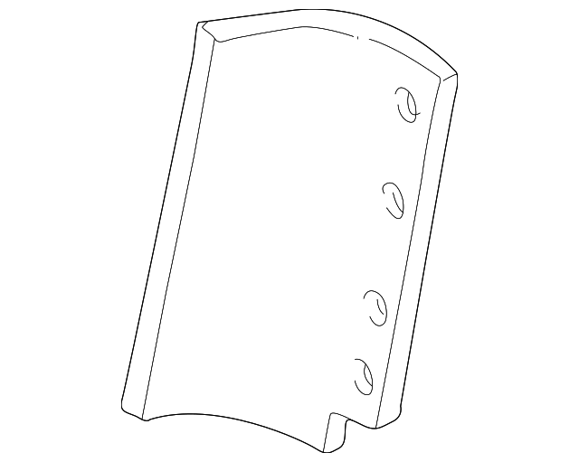 5GD56RC3AB Деталь LOWER TRIM, RIGHT