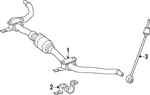 GL550 STABILIZER BAR & COMPONENTS