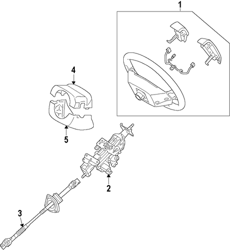 Genesis STEERING COLUMN
