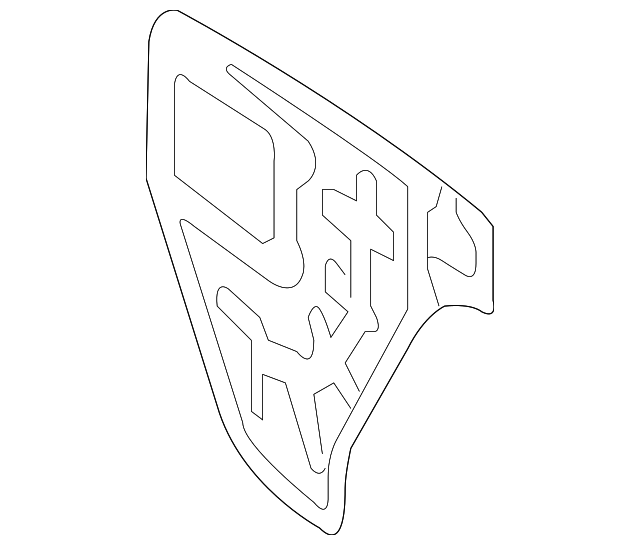 9066250807 Деталь LOWER DASH PANEL, RIGHT