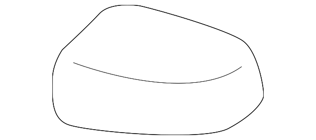 7632B790BA Деталь MIRROR COVER, RIGHT