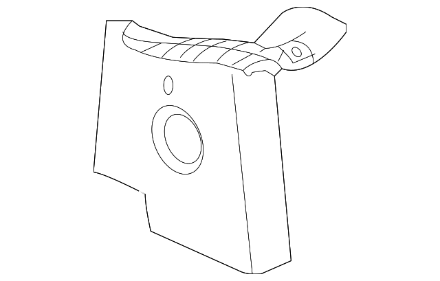 25909265 Деталь REAR PILLAR TRIM, RIGHT