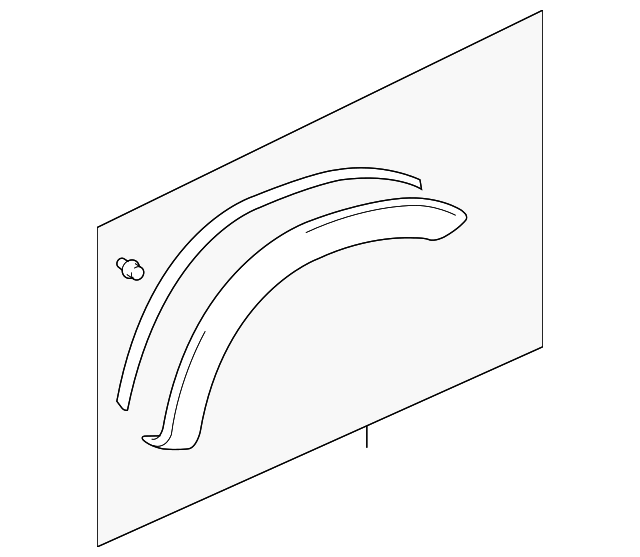 30025226 Деталь WHEEL FLARE, RIGHT