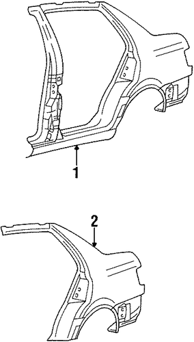 Jetta QUARTER PANEL & COMPONENTS