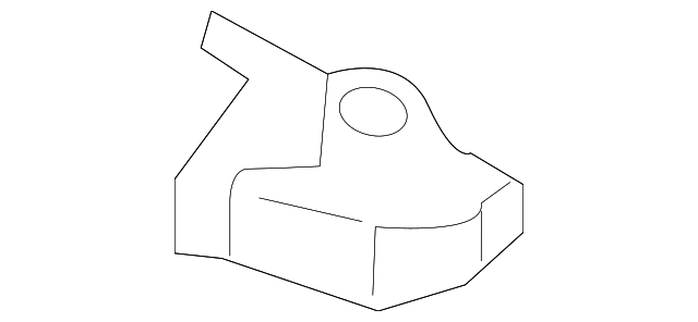 86615-3W000 Деталь BUMPER COVER LOWER BRACKET, LEFT