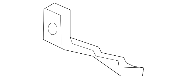 86637-3W010 Деталь IMPACT BAR CENTER BRACKET