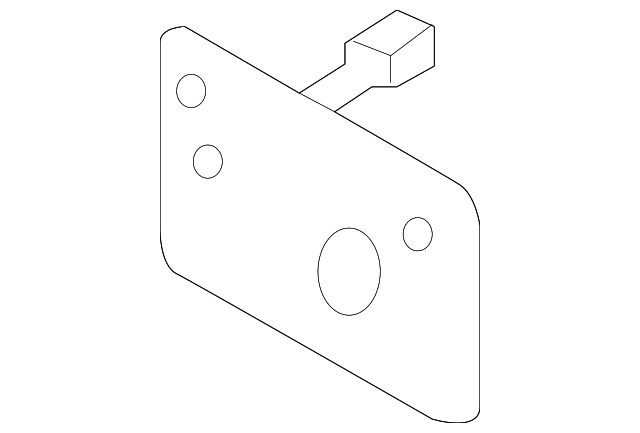 86641-3W010 Деталь IMPACT BAR STAY, LEFT