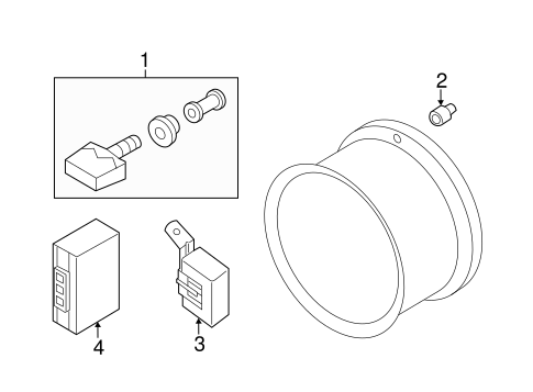 City Express TIRE PRESSURE MONITOR COMPONENTS