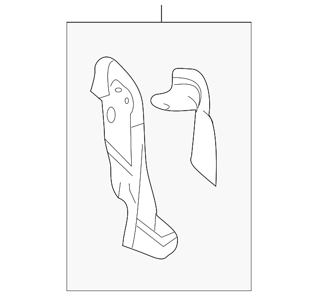 92195889 Деталь TAIL LAMP PANEL, RIGHT