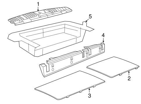 Routan INTERIOR TRIM - REAR BODY