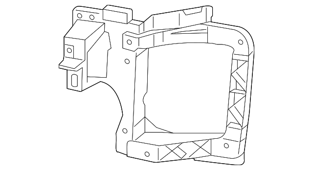 68227484AA Деталь HEADLAMP BRACKET RIGHT PASSENGER JEEP CH
